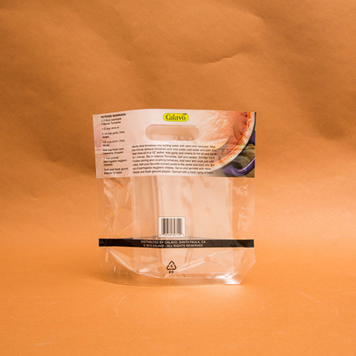 Túi bao bì rau quả và trái cây khô 80mm PA OPP CPP có dây kéo