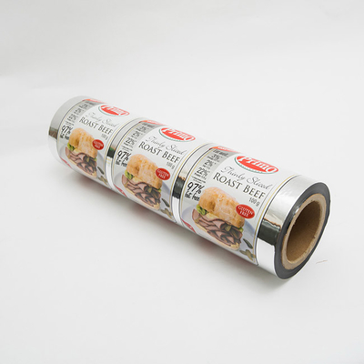 Chiều rộng 422mm Màng lót đã in Dễ dàng bóc cho khay APET / PE niêm phong đến màng định hình nhiệt APET / PE
