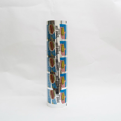 VMPET PE Metallzied Silver In Nắp bao bì với cửa sổ rõ ràng
