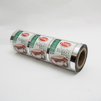 Màng lót đã in Dễ dàng bóc con dấu PET / VMPET / PE sang khay định hình nhiệt APET / PE