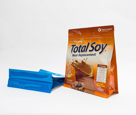 100g 250g Túi đáy phẳng Bao bì Túi có khóa zip tùy chỉnh có logo Ziplock