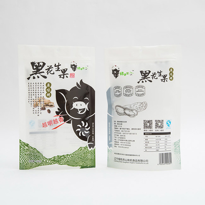 180g Lạc rang Đứng lên Túi đựng trái cây Túi nhựa thực phẩm tùy chỉnh 102 micron