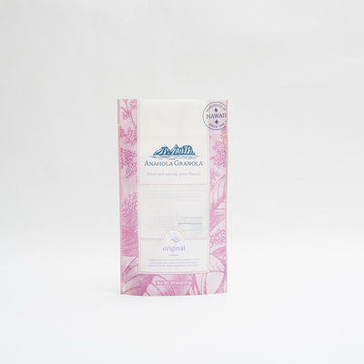 24oz Túi đựng thực phẩm Granola Bao bì bằng nhựa 6 màu Túi có khóa Zip