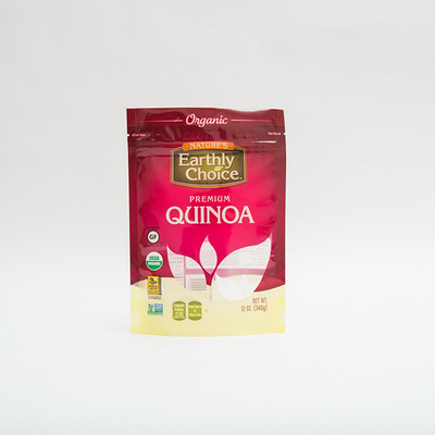 12OZ Quinoa đứng lên Túi ống đồng In Bao bì Túi nhựa Nhỏ