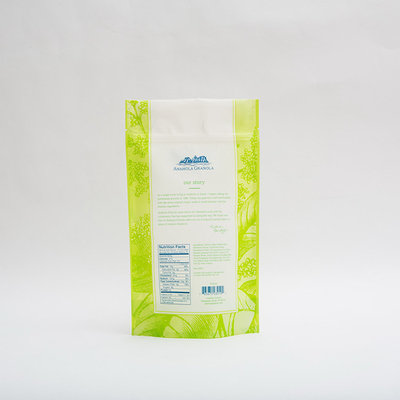 24OZ Anahola Granola Túi nhựa tùy chỉnh cho thực phẩm Bao bì nhựa thực phẩm