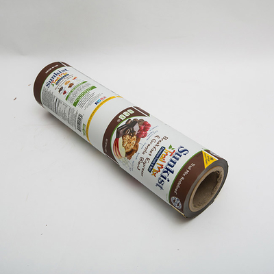 Cuộn màng bao bì thực phẩm co nhiệt mờ đục 17,71 inch cho bánh quy ăn nhẹ hạt