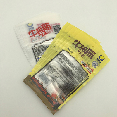 30g Sườn bò Bao bì Thực phẩm Bao bì CPP Túi niêm phong ba mặt trong suốt