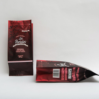 Túi bao bì tùy chỉnh Coffee Bean Side Gusset Túi bao bì lá nhôm
